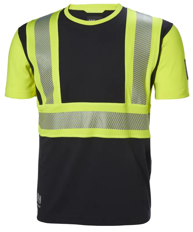Helly Hansen Workwear ICU 79271-369 T-shirt varsel, svart/gul XL