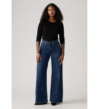 Levi’s för kvinnor. 0039B-0004 Jeans 728 Wide Leg blå (25/32), Casual, Bomull, Denim