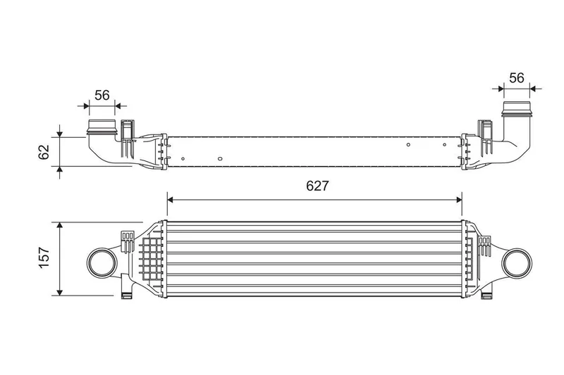 Intercooler VALEO 818624