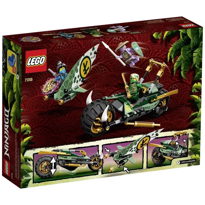 LEGO NINJAGO Lloyds djungelmotorcykel Byggsats, 71745