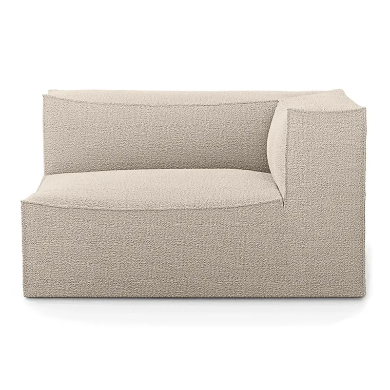 Ferm Living, Catena Sofa Armrest Right L401 - Wool Boucle - Natural