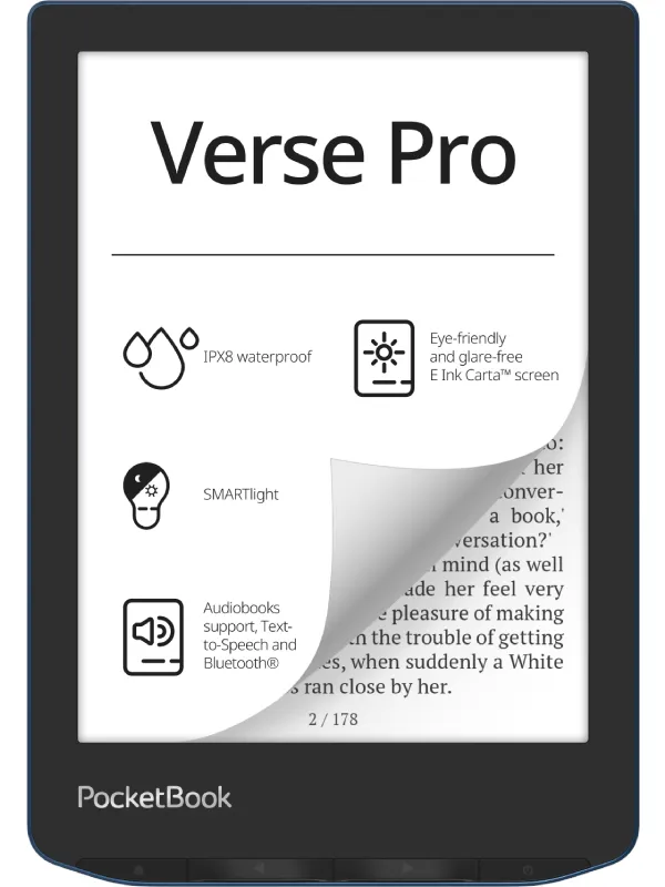Pocketbook verse pro (634) blå