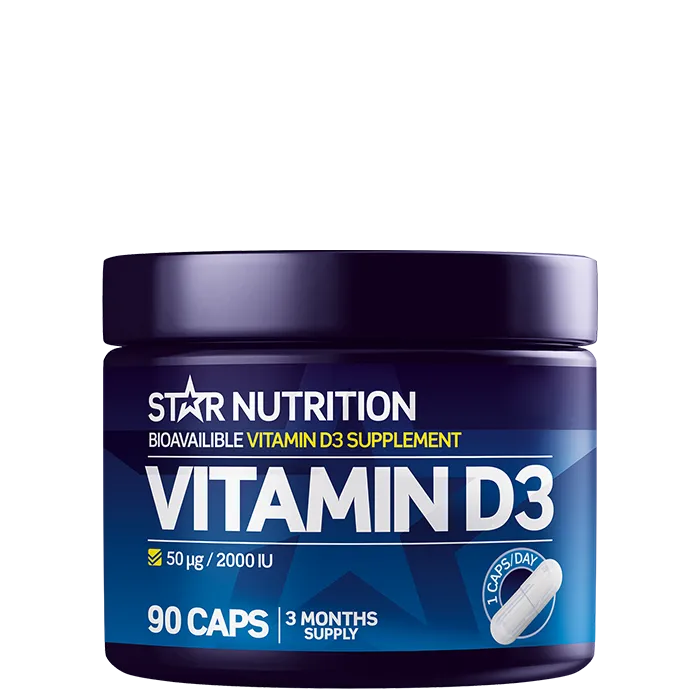 Vitamin D3 90 kapslar