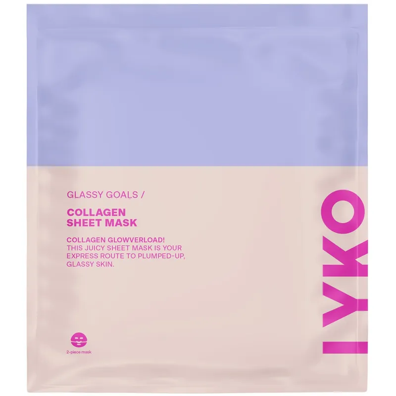 By Lyko Glassy Goals Collagen Sheet Mask 28 g