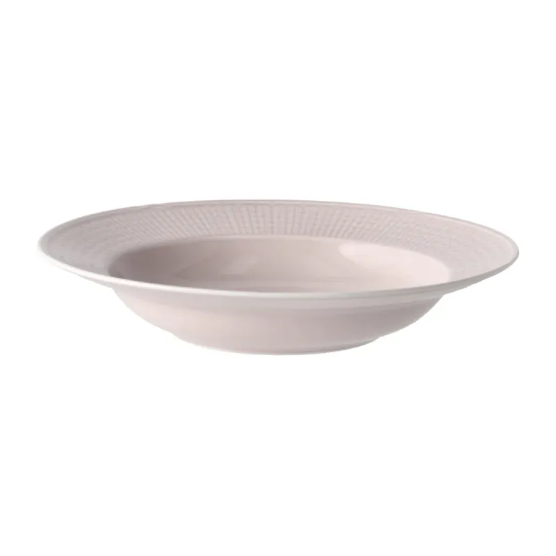 Rörstrand - Swedish Grace - Ros - Djup tallrik 25 cm Design Louise Adelborg