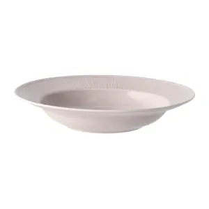 Rörstrand - Swedish Grace - Ros - Djup tallrik 25 cm Design Louise Adelborg