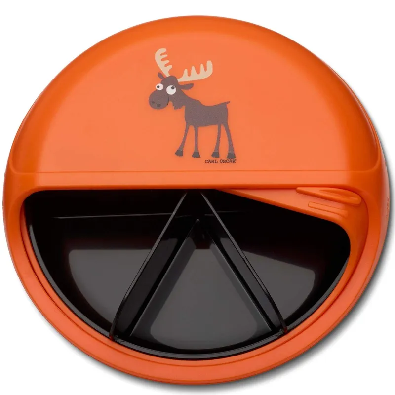 Carl Oscar Snackslåda - BentoDISC - 1.4 L - Orange Älg