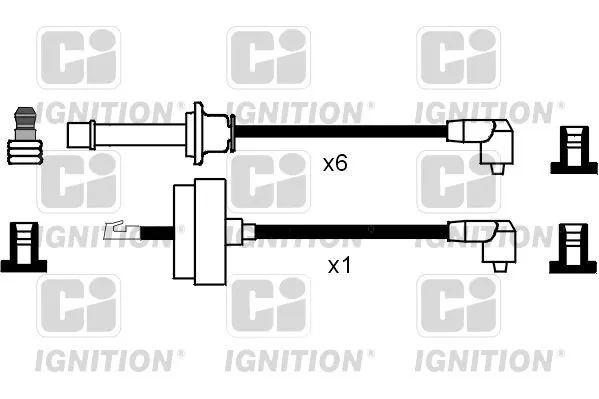 Tändkabelsats QUINTON HAZELL XC550