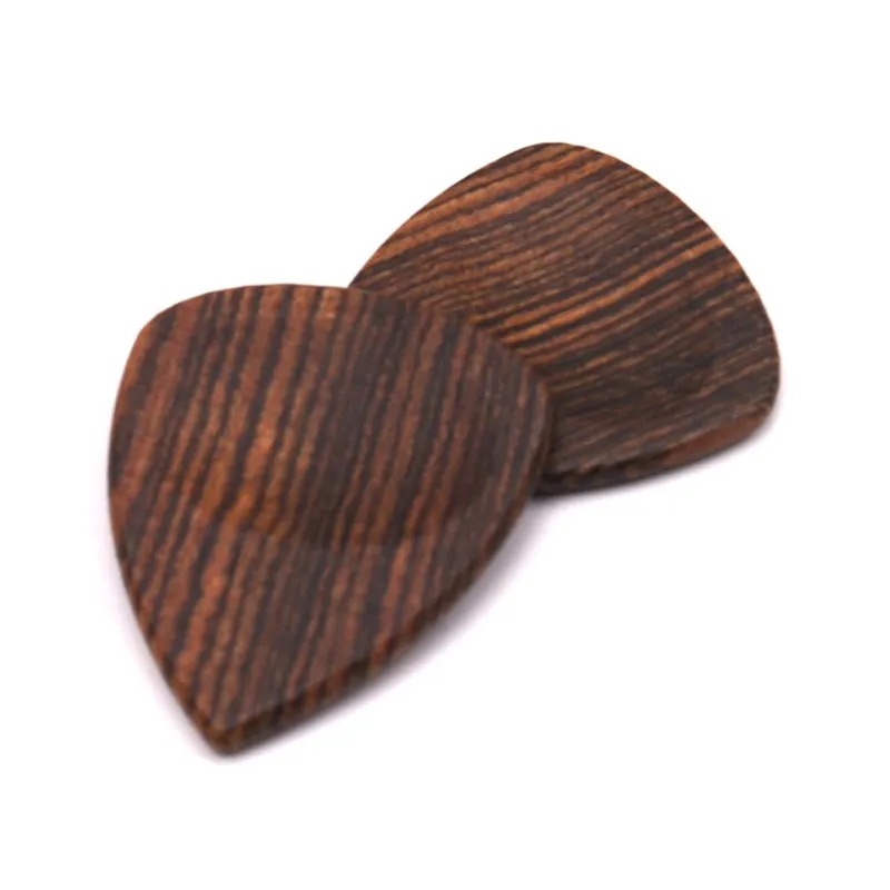 2st trägitarrplektrum för akustisk gitarr Ukulele Bocote Wood Bocote