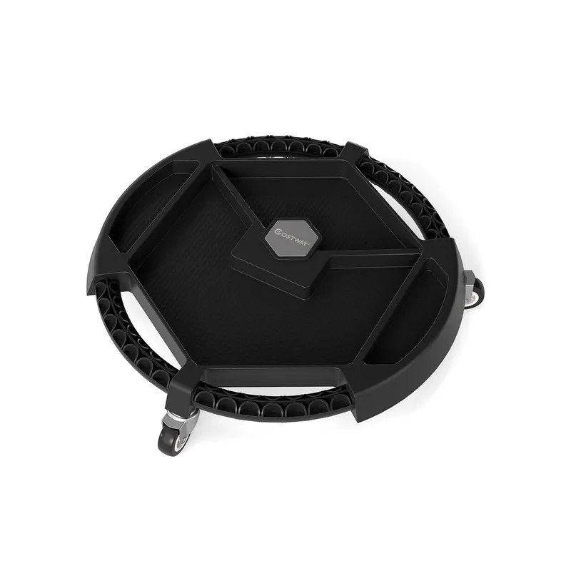 Rullande verktygskrypvagn - 136 kg kapacitet, 4 fack