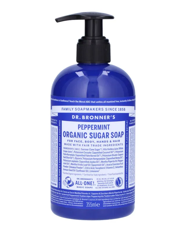 Dr. Bronner’s Organic Pump Soap Peppermint 355 ml