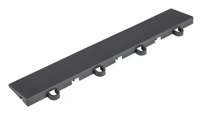 PELA 532237 Kantlist till garagegolv, 10-pack Grå
