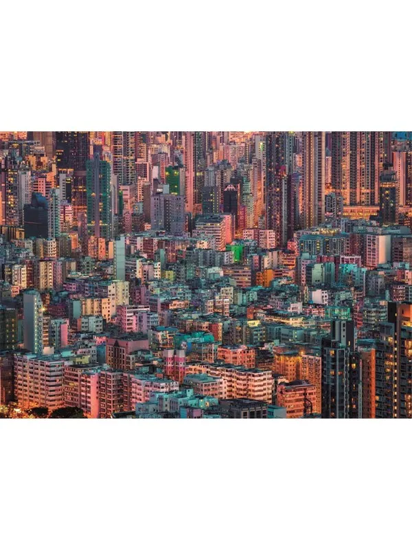 Clementoni Pussel HQC The Hive, Hong Kong, 1500 bitar 2D Pussel