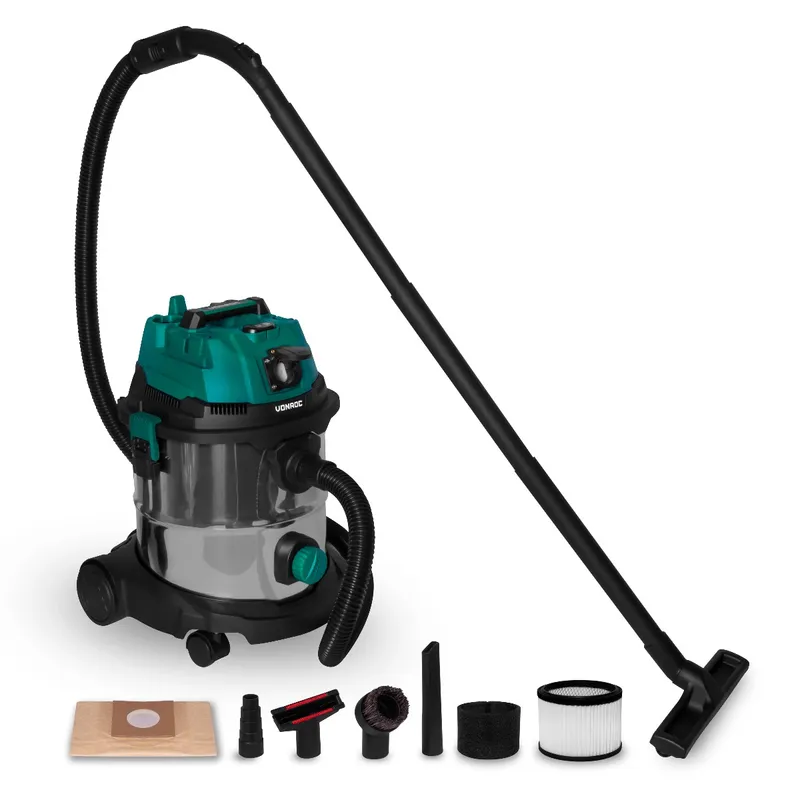 Våt och torrdammsugare 1400W med 20L tank