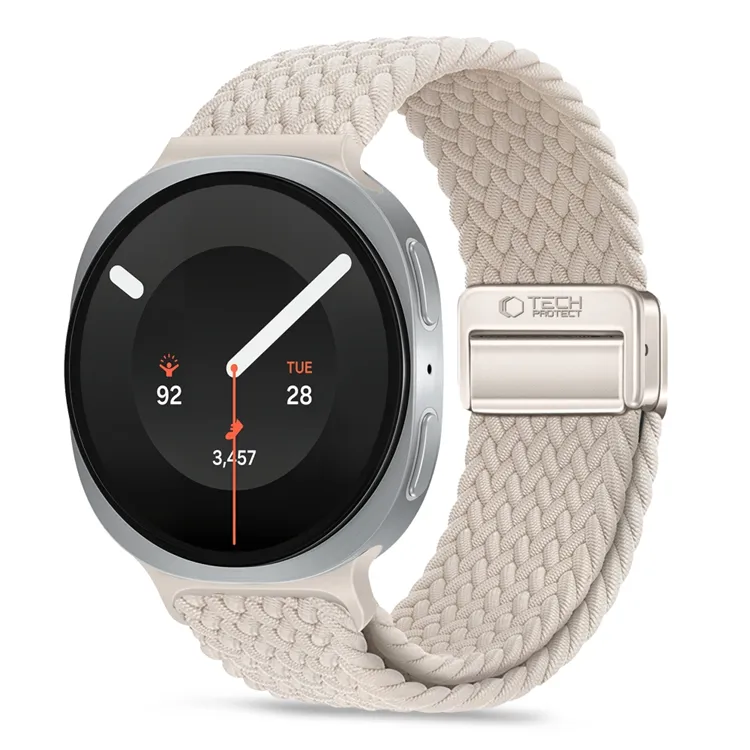 Tech-Protect NylonMag Strap for Samsung Galaxy Watch 8/9 - 40/44/46mm - Beige