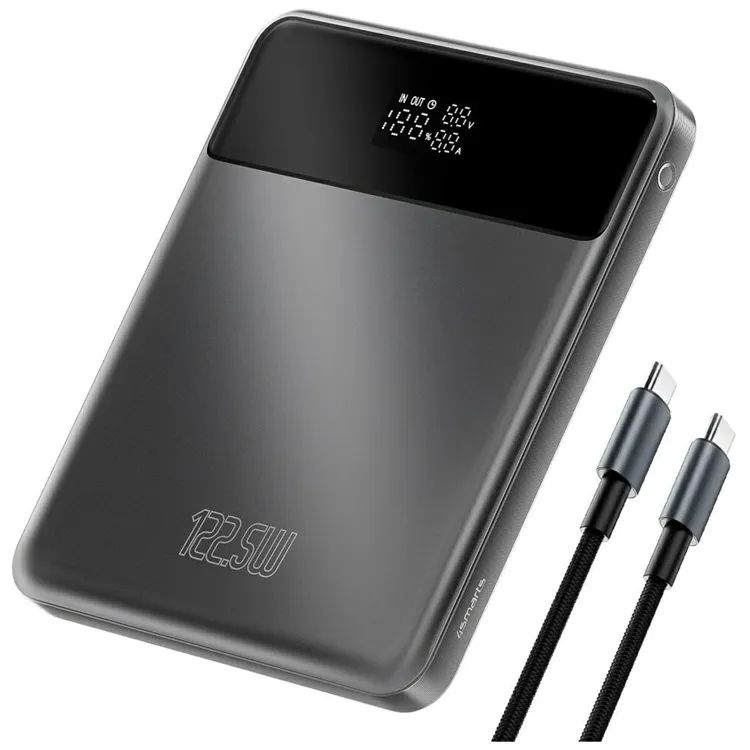4smarts Powerbank 20000mAh 122.5W Enterprise Slim - Grå