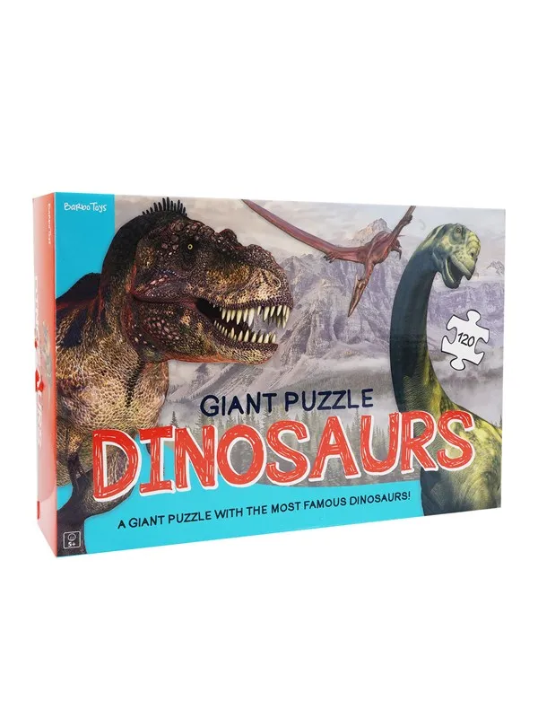 Barbo Toys Stort Golvpussel Dinosaurie 120 Bitar