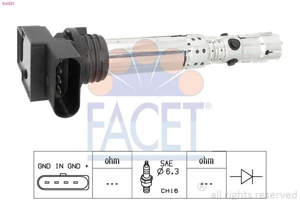 Tändspole FACET 9.6331