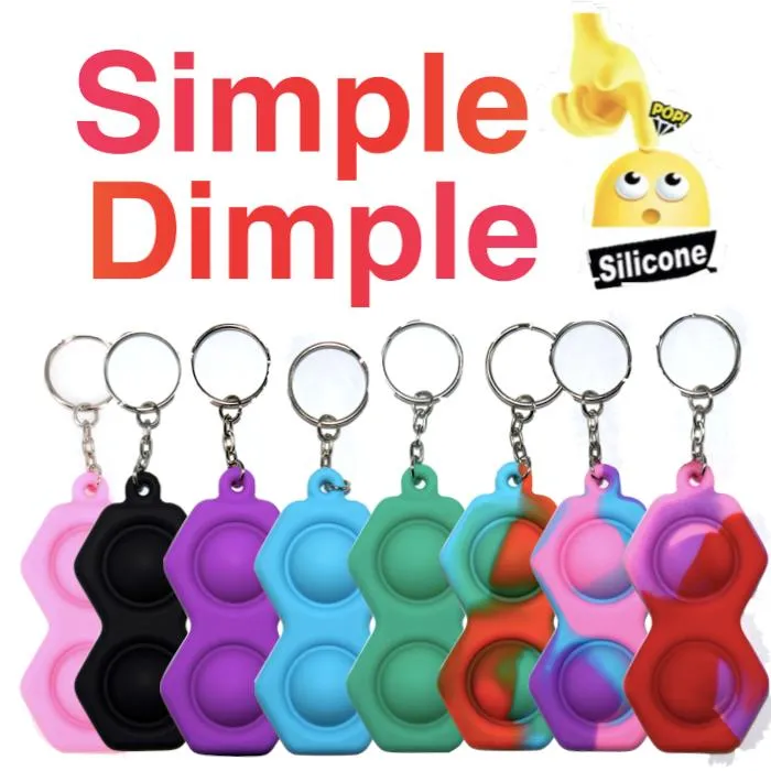 2-pack Simple dimple, MINI Pop it Fidget Finger Toy / Leksak- CE (#7912)