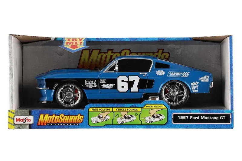 Ford Mustang 1:24 med ljus och ljud