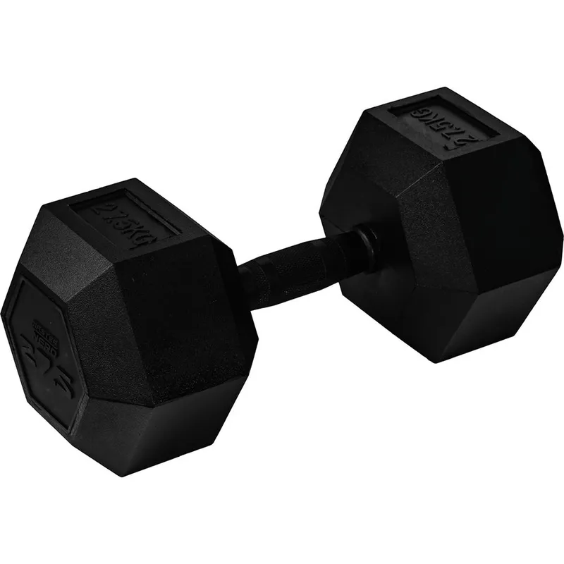 Master Fitness Nero Rubber Coated Hex, Hex hantlar (#6114)
