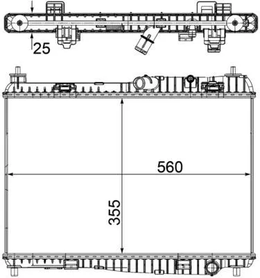 Kylare MAHLE CR 1135 000S