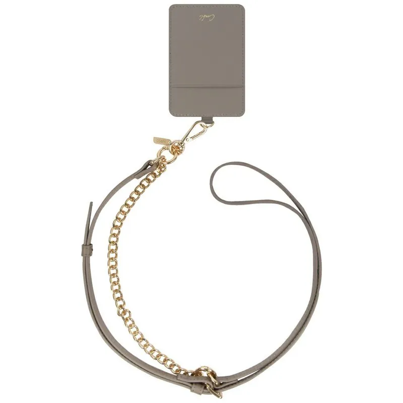 Uniq Universal Mobilrem 3in1 med Korthållare - Pebble (Pebble)