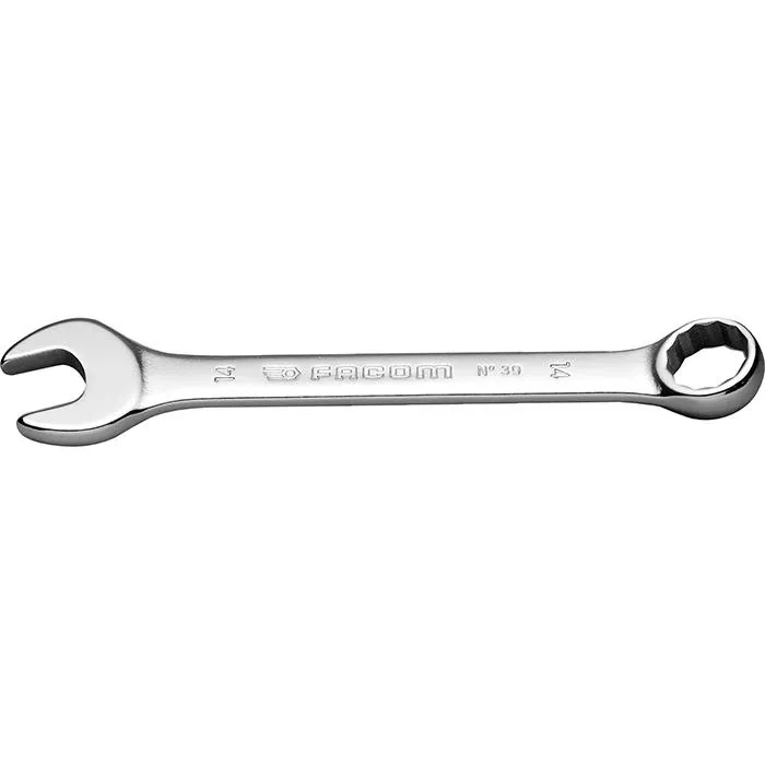 Facom 39.12 U-ringnyckel kort, vinklad 15°, 12mm