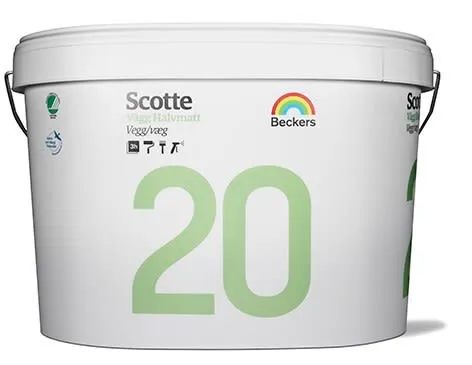 Beckers Scotte 20 Väggfärg halvmatt Valfri kulör