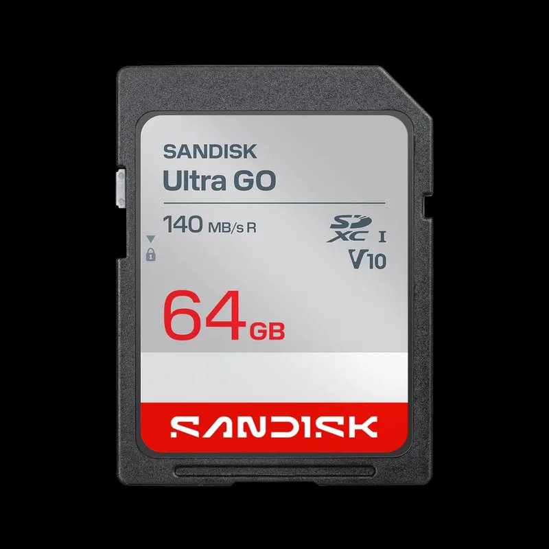 Sandisk Ultra GO SDXC 64GB V10 UHS-I / SDXC-minneskort / SDXC-kort / SD-kort / flashminneskort