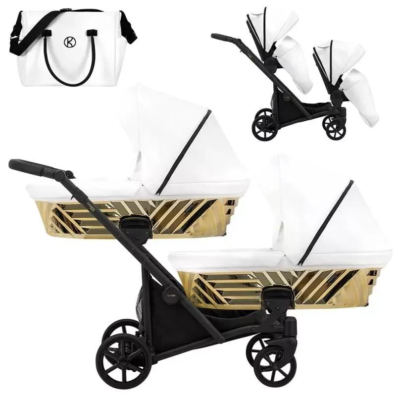 Ivento DUO GLAM 2-i-1-barnvagn för tvillingar