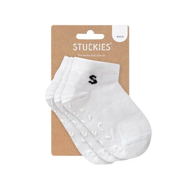 Stuckies Sneaker socks White 22/24 2-3 år