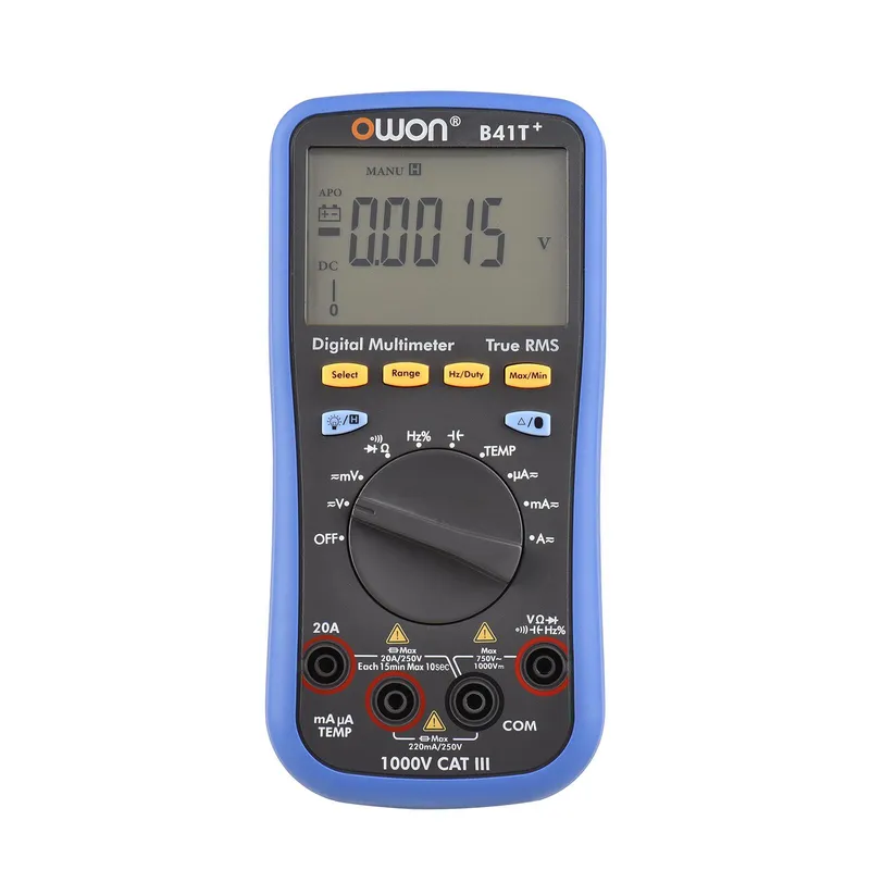OWON B41T+ Digital BT-multimeter med Offline Record 22000 Counts True RMS Auto-ranging Electrical