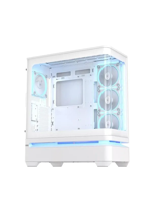 ASUS PRIME AP304 TG ARGB - Chassi - Miditower - Vit