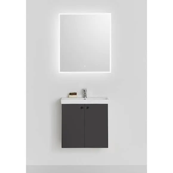Möbelpaket Hafa Neat 550 med Luckor och Spegel Store Square LED (#9322)