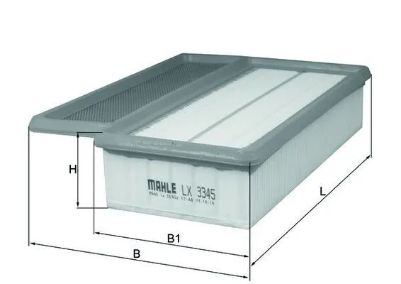Luftfilter MAHLE LX 3345
