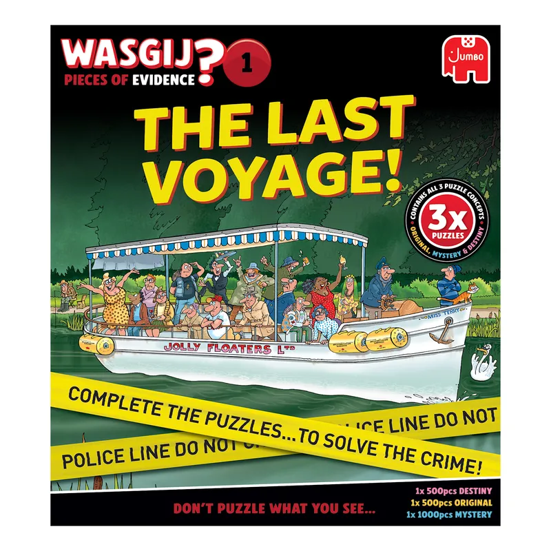 Wasgij Pieces of Evidence 1 - The Last Voyage! 3 Pussel