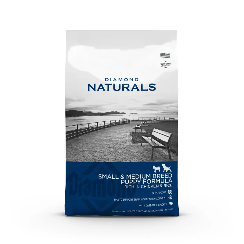 Diamond Naturals Small & Medium valpfoder kyckling & ris 2 kg