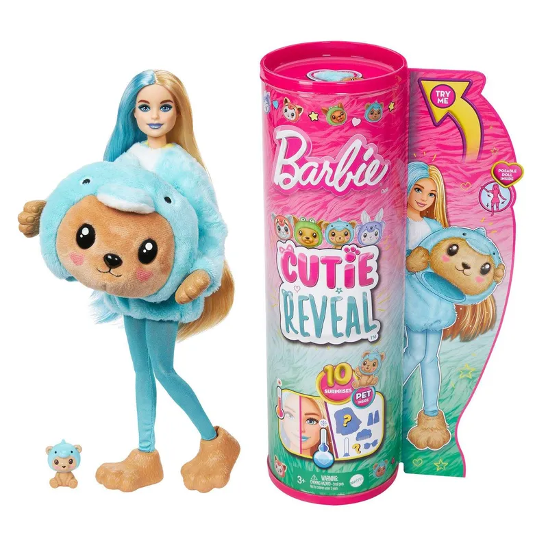 Barbie Docka - Cutie Avslöja - Teddy Dolphin