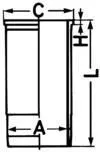 Cylinderfoder KOLBENSCHMIDT 88625110