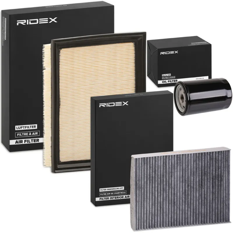 Filtersats RIDEX 4055F0544