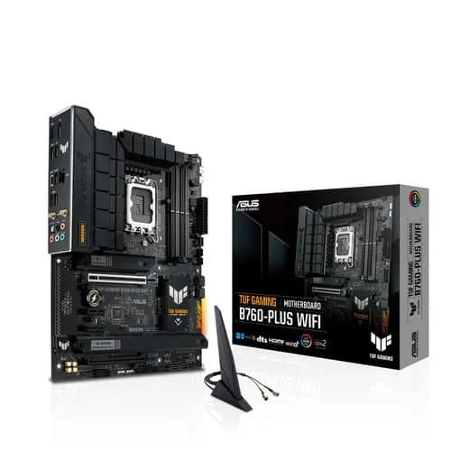 Asus Tuf Gaming B760-Plus Wifi (V2) Moderkort - Intel B760 - Intel LGA1700 - DDR5 RAM - Atx
