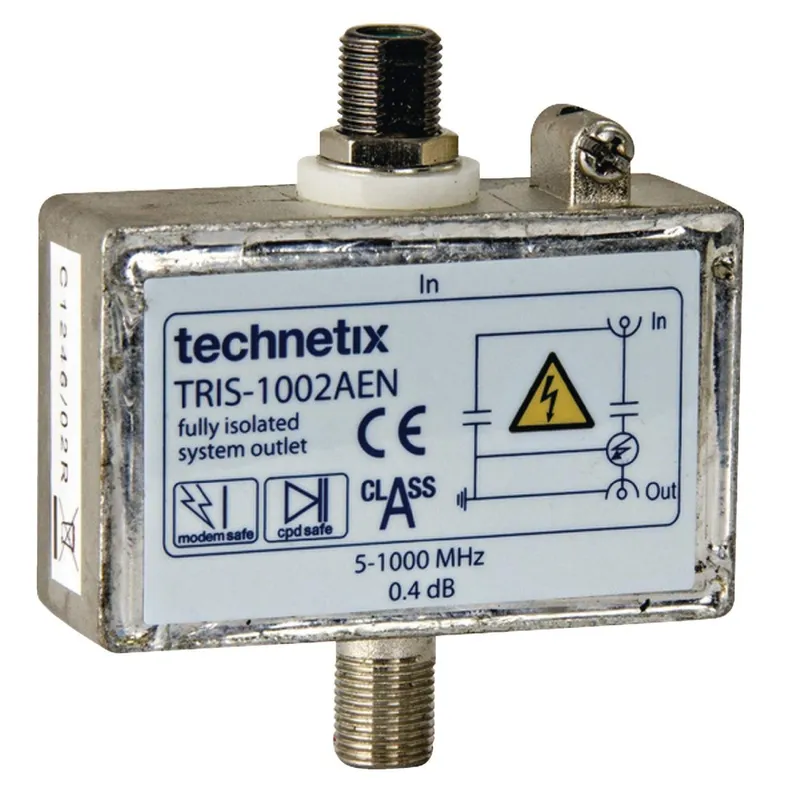 Televes 407730 Avskiljare F-kontakter, 5-1000MHz