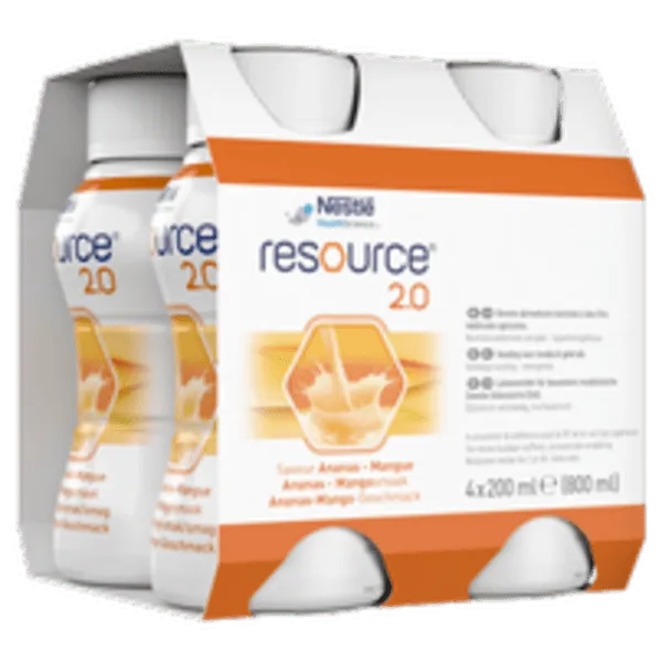 Resource 2.0 - 4x200ml ananas mango - 4 st