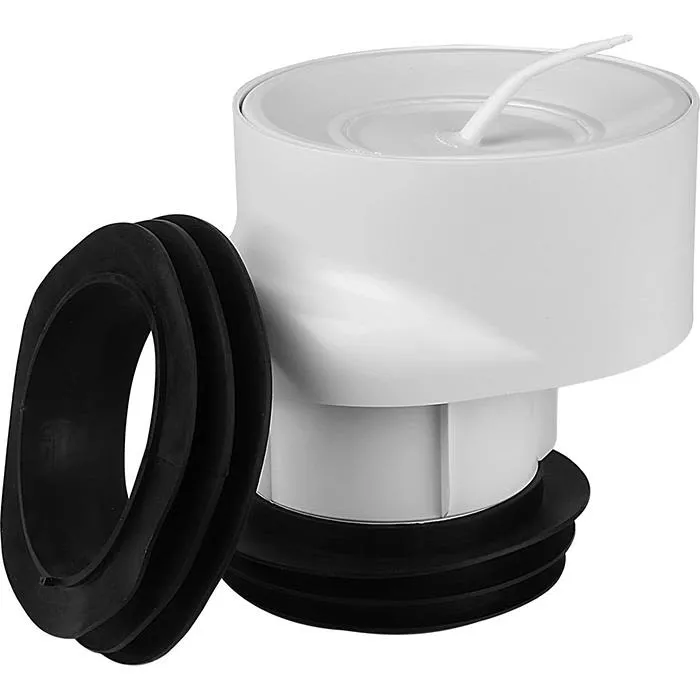 WC-STOS EXC T PVC PP MA 30MM MUFF&SLÄTÄNDA 118MM INV 231685 | Beijerbygg Byggmaterial