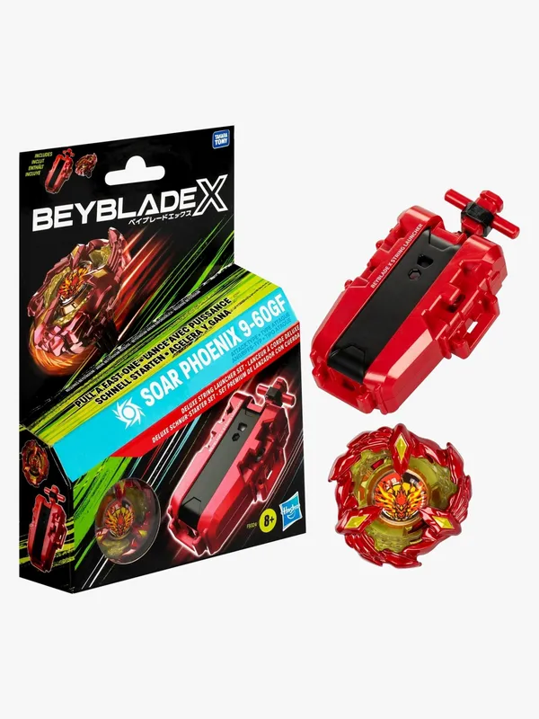 Beyblade X Deluxe String Launcher Set – Beyblade – Leksaksaffären