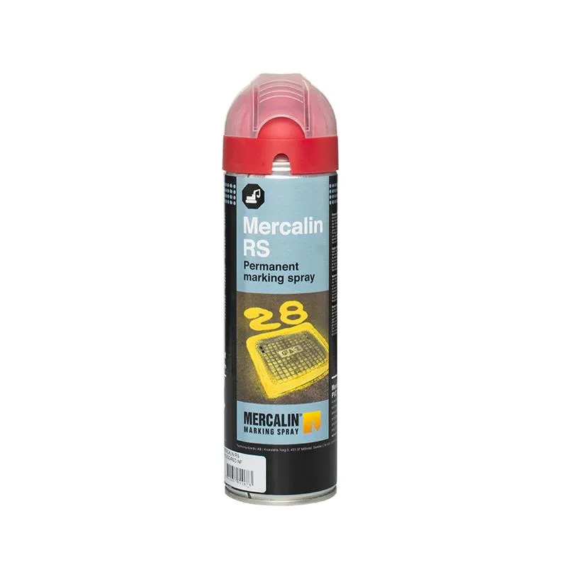 Mercalin RS Märkfärg 500 ml Röd