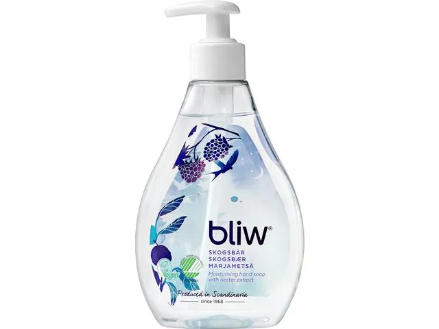 Flytande tvål Bliw – 300ml m pump skogsbär – 8 st
