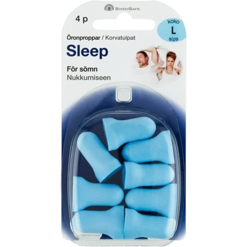 Swedsafe Sleep öronproppar 4 par