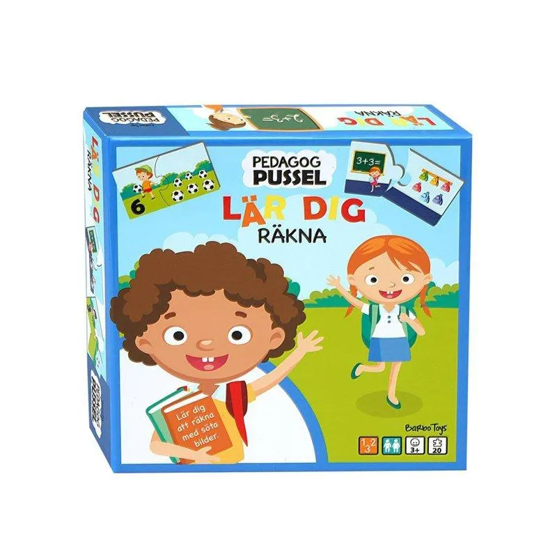 Pedagog Pussel Lär Dig Räkna, Barbo Classic (SE)